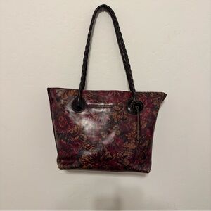 Patricia Nash Eastleigh Tote in Leather, Vintage Floral Brocade